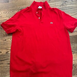 Lacoste Men’s Polo Shirt XL Regular Fit Red